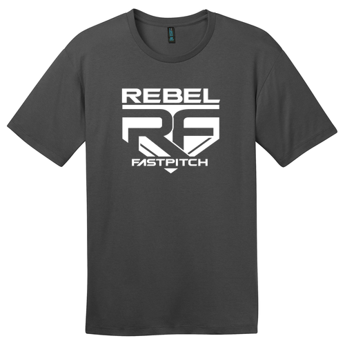 District Made Men's Perfect Weight Crew Tee -- Charcoal