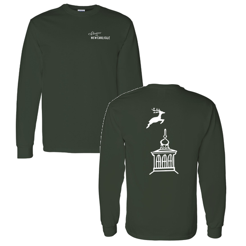 Gildan Heavy Cotton Longsleeve Basic T-Shirt -- Forest Green