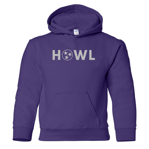 Youth Gildan Heavy Blend Youth Hooded Sweatshirt  Purple