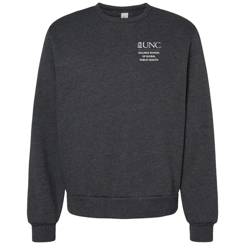 Bella+Canvas Sponge Fleece Classic Crewneck Sweatshirt -- Dark Grey Heather
