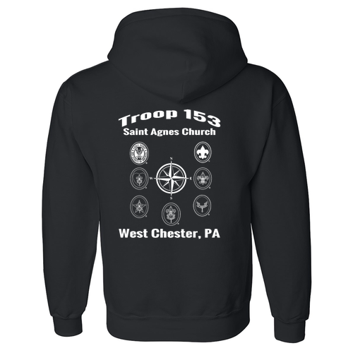 Gildan Adult Dryblend Adult Hooded Sweatshirt -- Black