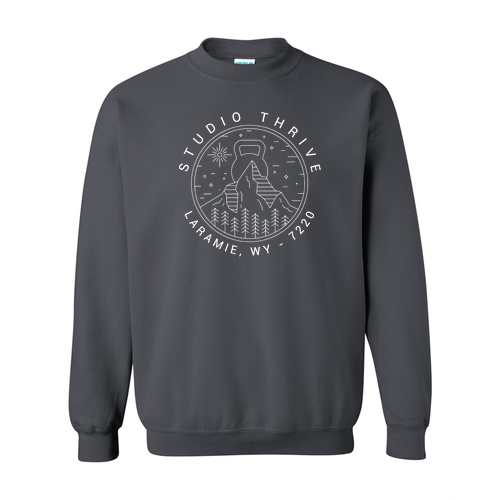 Gildan Heavy Blend Crew Neck Sweatshirt -- Charcoal