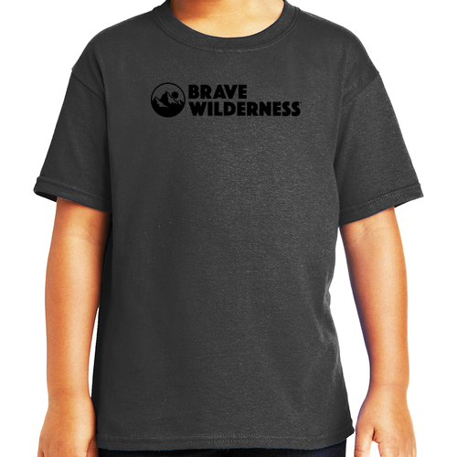 Brave on Black | Youth Premium Short Sleeve Tee -- Black