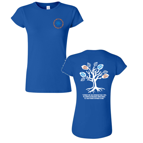 Gildan Ladies Fashion Fit T-Shirt -- Royal