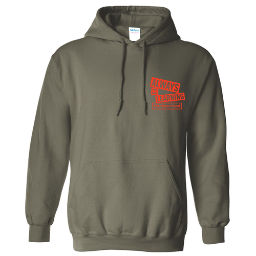 Gildan Heavy Blend Hooded Sweatshirt -- Military Green