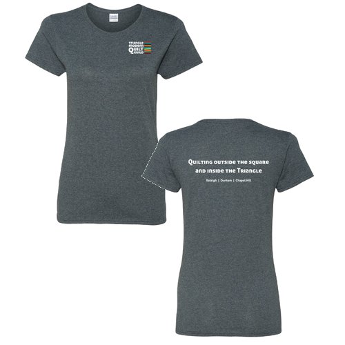 Gildan Heavy Cotton Missy Fit Tee -- Dark Heather