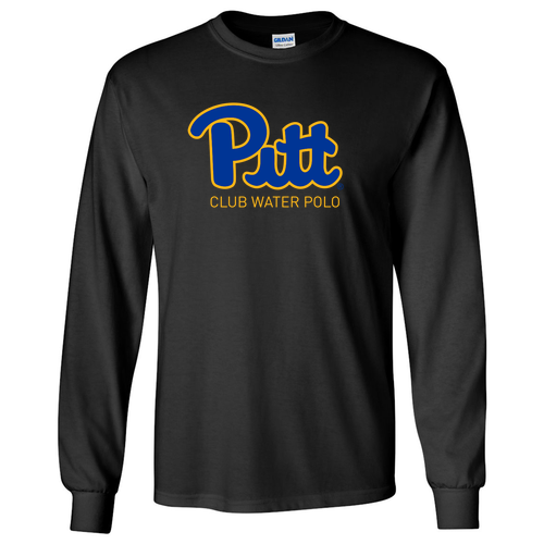 Gildan Ultra Cotton Longsleeve Basic T-Shirt -- Black