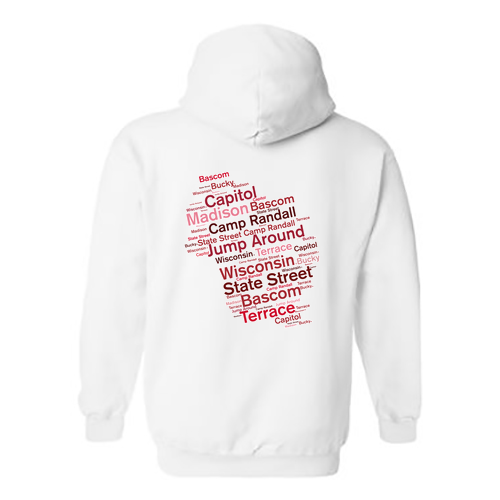 Gildan Heavy Blend Hooded Sweatshirt -- White