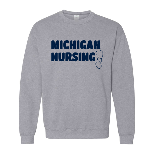 Gildan Heavy Blend Crew Neck Sweatshirt -- Sport Grey