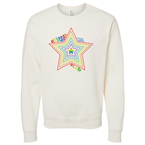 Jerzees 8 Oz., 50/50 Nublend Fleece Crew -- Sweet Cream Heather