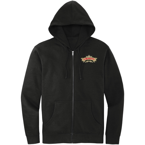 District Fleece Full-Zip Hoodie -- Black