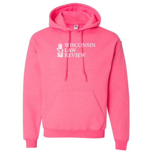 Gildan Heavy Blend Hooded Sweatshirt -- Safety Pink