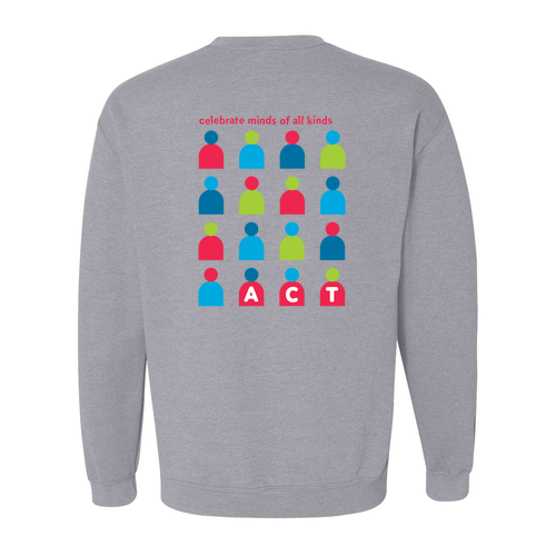 Gildan Heavy Blend Crew Neck Sweatshirt -- Sport Grey