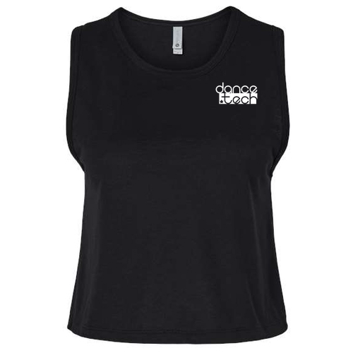 Next Level Festival Cropped Tank -- Black