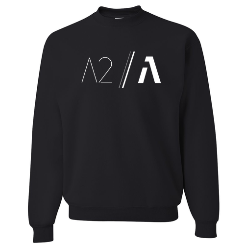 Jerzees 8 Oz., 50/50 Nublend Fleece Crew -- Black