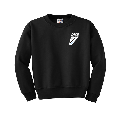 YOUTH 50/50 Nublend Fleece Crew -- Black