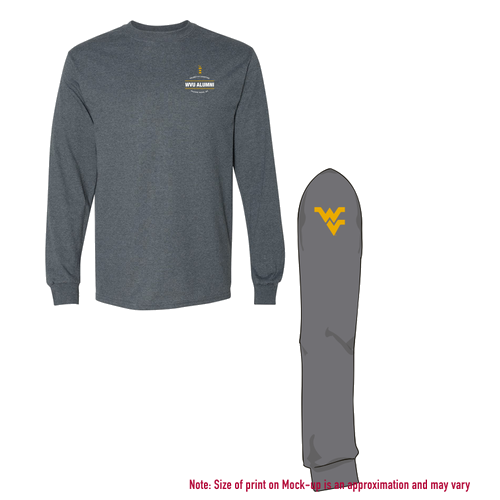 Gildan DryBlend 50/50 Longsleeve T-Shirt -- Dark Heather