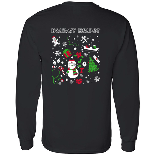 Gildan Heavy Cotton Longsleeve Basic T-Shirt -- Black