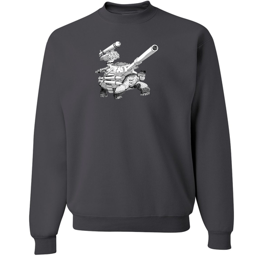 Jerzees 8 Oz., 50/50 Nublend Fleece Crew -- Charcoal Grey