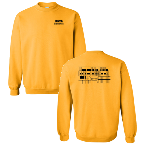 Gildan Heavy Blend Crew Neck Sweatshirt -- Gold