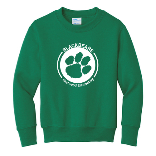 Port and Company Youth Crewneck Sweatshirt -- Kelly