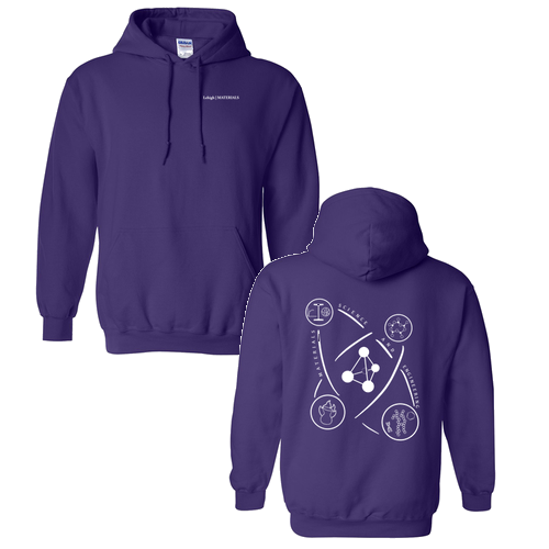 Gildan Heavy Blend Hooded Sweatshirt -- Purple