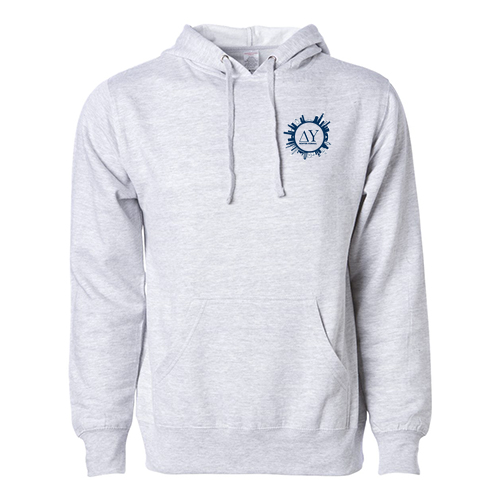 Independent Trading Midweight Hooded Sweatshirt -- Grey Heather
