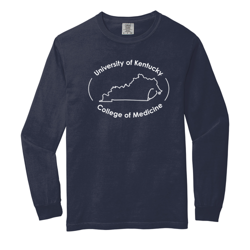 Comfort Colors Ringspun Long Sleeve Tee -- Navy