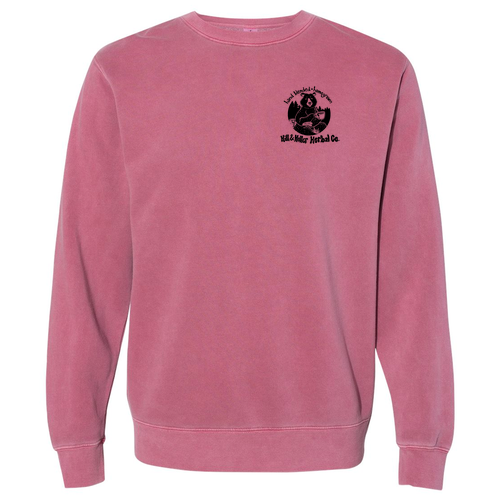 Independent Trading Co. Unisex Pigment Dyed Crew Neck Pigment Maroon