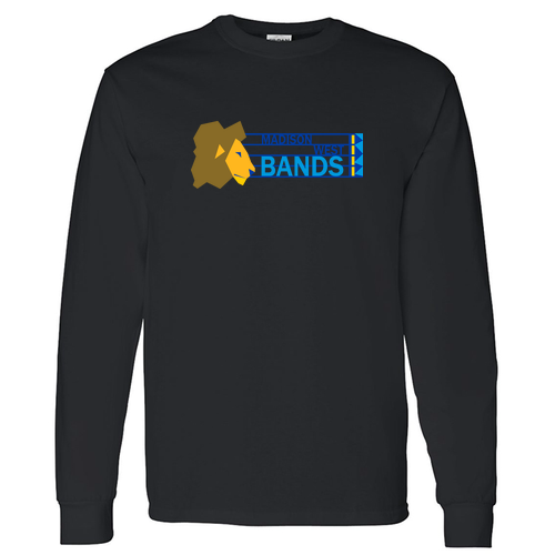 Gildan Heavy Cotton Longsleeve Basic T-Shirt -- Black