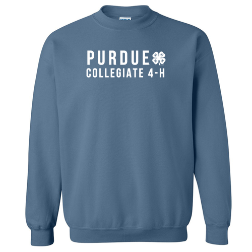 Heavy Blend Crew Neck Sweatshirt -- Indigo Blue