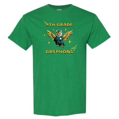 Men/Unisex Gildan Heavy Cotton Basic T-Shirt -- Turf Green, Freshmen