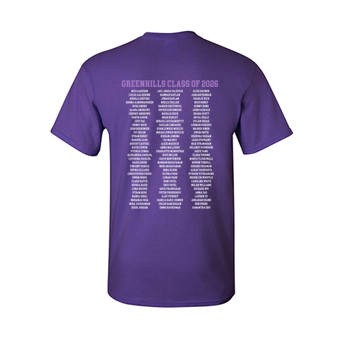 Men/Unisex Gildan Heavy Cotton Basic T-Shirt -- Purple, Sophomores