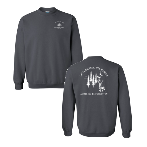 Crew Neck Sweatshirt  Charcoal