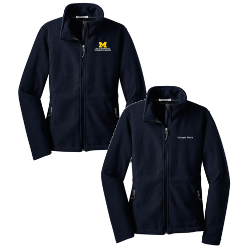 Ladies Port Authority Value Fleece Jacket -- True Navy