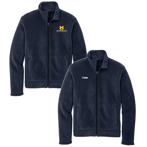 Men/Unisex Port Authority Ultra Warm Brushed Fleece Jacket -- Insignia Blue / River Blue Navy