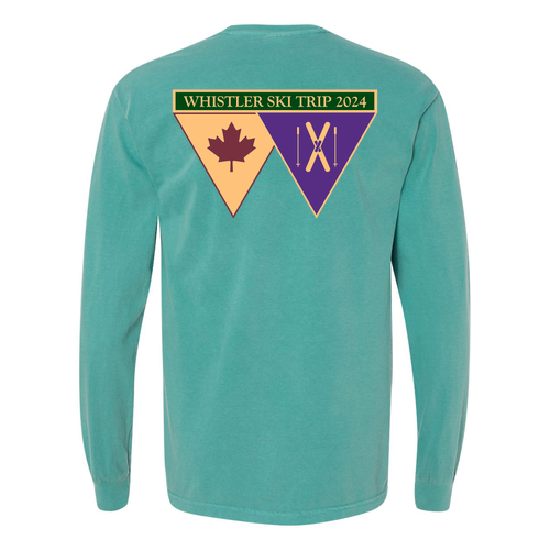 Comfort Colors Ringspun Long Sleeve Tee -- Sea Foam