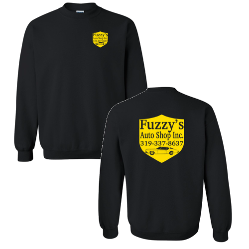 Gildan Heavy Blend Crew Neck Sweatshirt -- Black