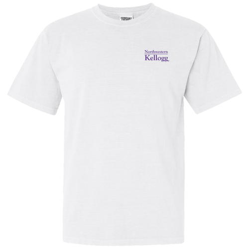 Comfort Colors Ringspun Garment Dyed T Shirt --Whistler Banner-- White