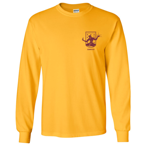 Gildan Ultra Cotton Longsleeve Basic T-Shirt -- Gold
