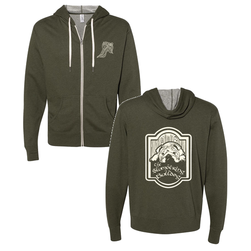 Independent Trading French Terry Heathered Sweatshirt -- Olive Heather