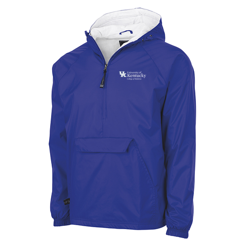Embroidered Charles River Classic Solid Pullover -- Royal