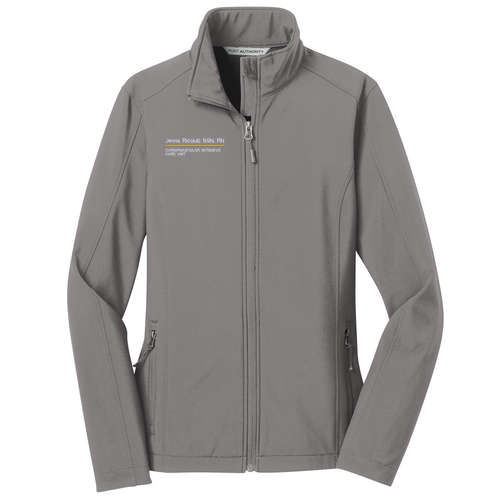 Port Authority Ladies Core Soft Shell Jacket -- Deep Smoke