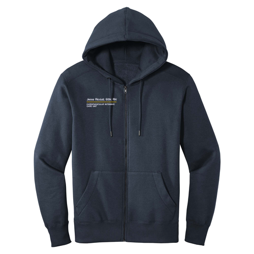 District Perfect Weight Fleece Full-Zip Hoodie -- New Navy