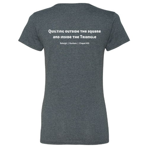 Gildan Heavy Cotton Missy Fit Tee -- Dark Heather