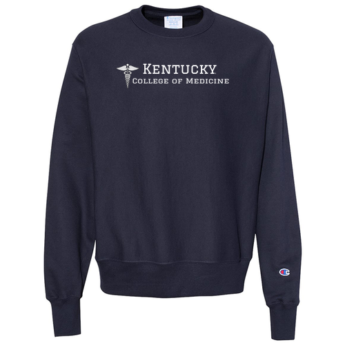 Champion Reverse Weave Crewneck Sweatshirt -- Navy