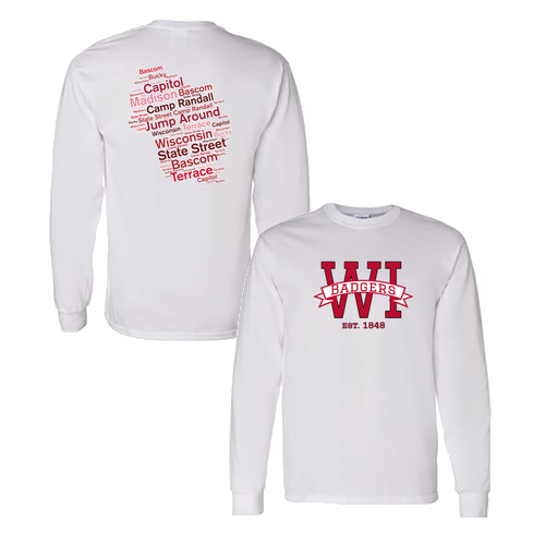 Gildan Heavy Cotton Longsleeve Basic T-Shirt -- White