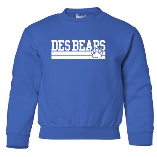 Gildan Heavy Blend Youth Crew Neck Sweatshirt -- Royal
