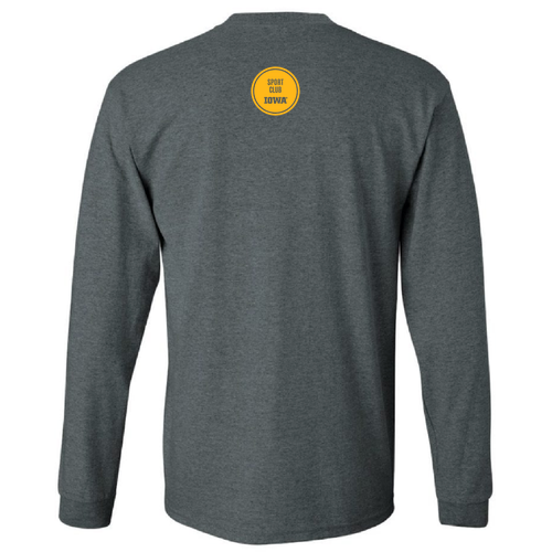 Gildan Heavy Cotton Longsleeve Basic T-Shirt -- Dark Heather