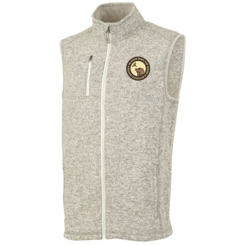 Charles River Mens/Unisex Pacific Heathered Vest -- Oatmeal Heather